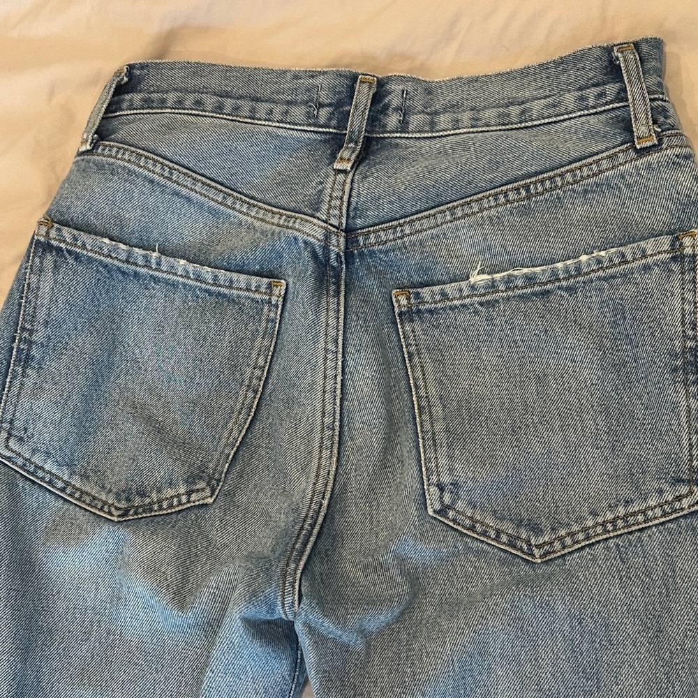 Agolde High Rise cropped Blue Jeans ‘Riley’ - Picture 7 of 11